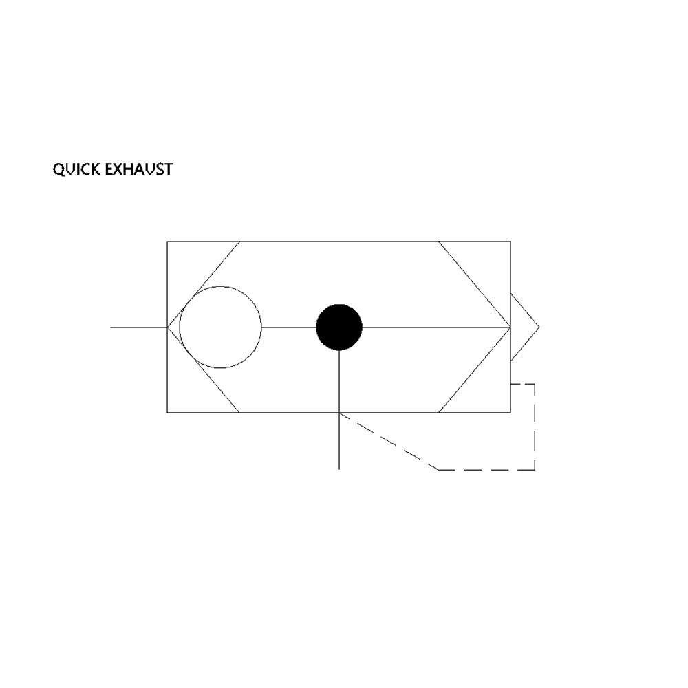 EQY-4 PISCO QUICK EXHAUST VALVE 4MM TUBE 3 WAY UNION